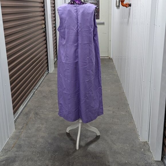 Vintage Roaman's Size 20W 2-piece Sheath Dress & Jacket Set Mother of the Bride - Picture 8 of 12